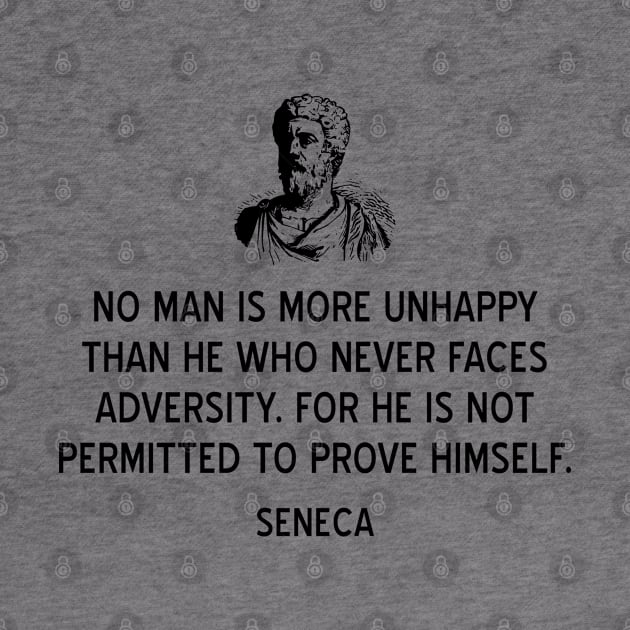 Inspiring Stoic Quote on Adversity by Seneca by jutulen